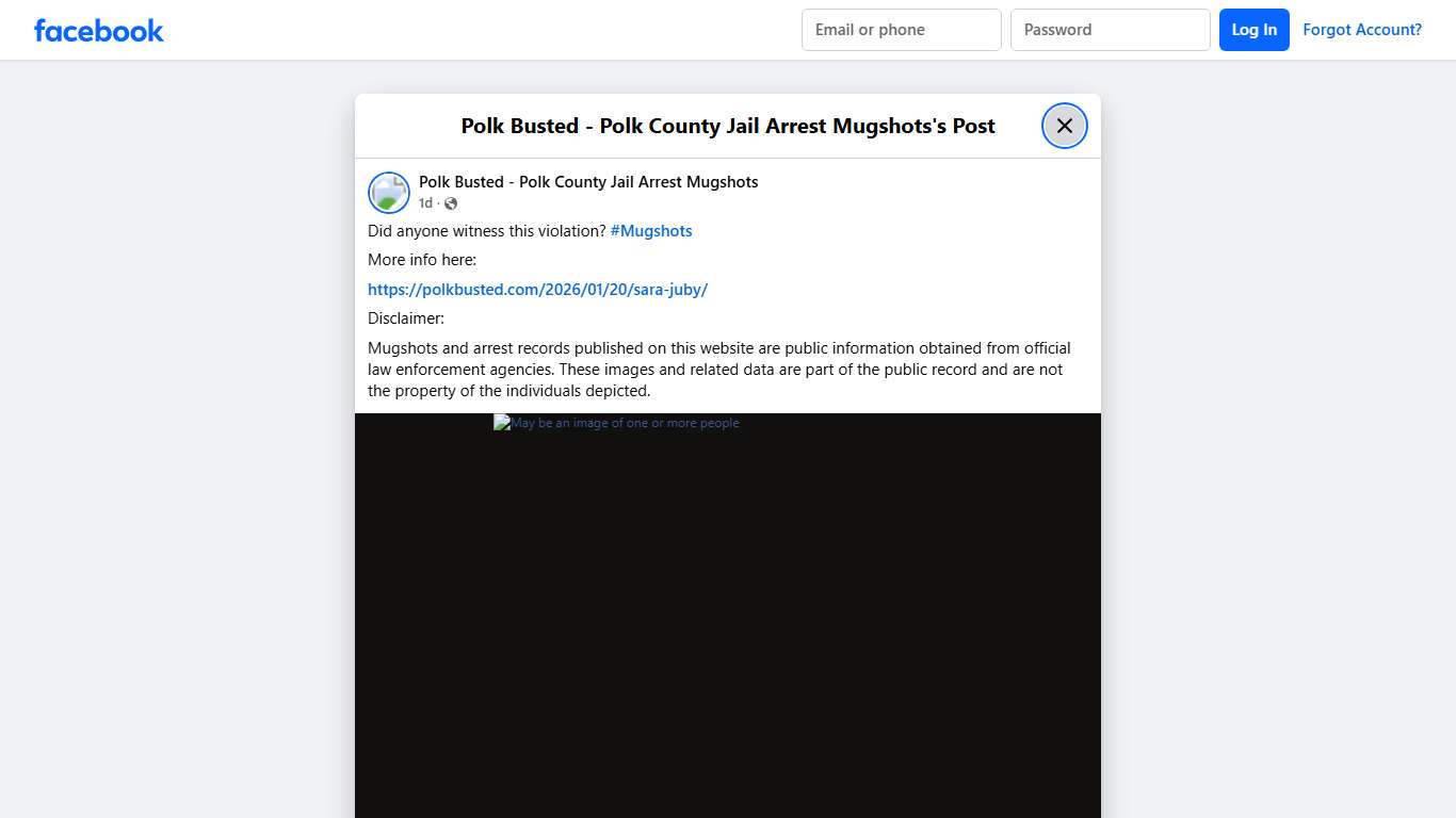 Did... - Polk Busted - Polk County Jail Arrest Mugshots Facebook